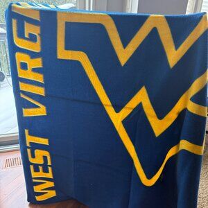 West Virginia University (WVU) Mountaineers Fleece Throw Blanket